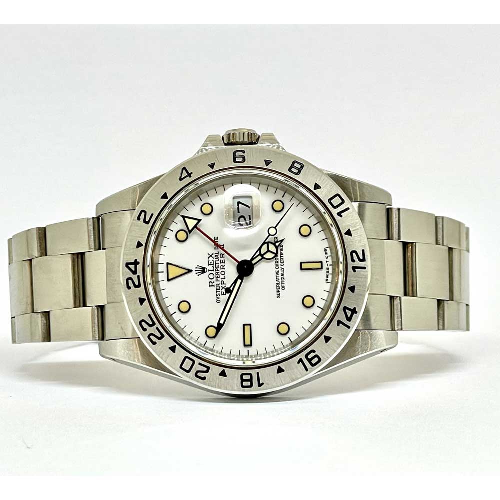 Scheda ROLEX EXPLORER II 16570 CHICCHI DI MAIS NOS | Bussolino Gioiellieri
