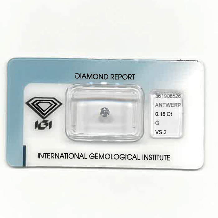 DIAMANTE 0,18 G VS2